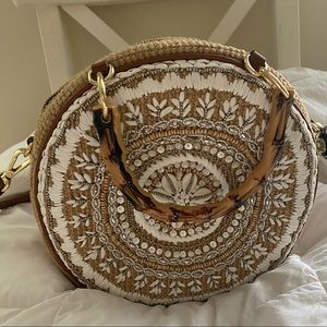 Beautiful Chico’s handbag / long and short strap